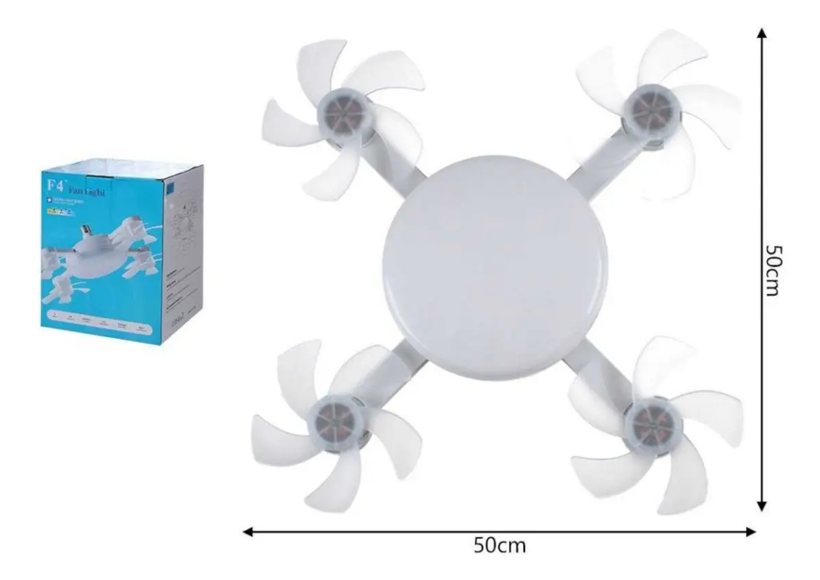 Hélix - Ventilador de techo sin electricista - 50%OFF