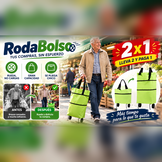 Bolso Plegable con Ruedas - RodaBolso